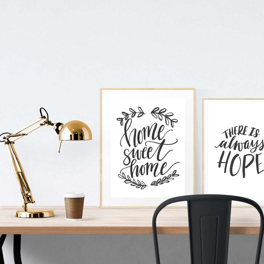 Home Sweet Home {Poster} - Posters by Small Hours Shop, The Commandment Co , Singapore Christian gifts shop