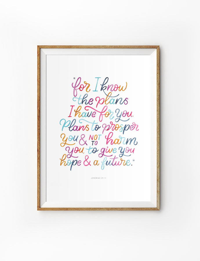 Hope And Future {Poster} - Posters by Valster73, The Commandment Co , Singapore Christian gifts shop