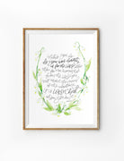 Do Your Work Heartily As For The Lord {Poster} - Posters by Salt Stains Shop, The Commandment Co , Singapore Christian gifts shop