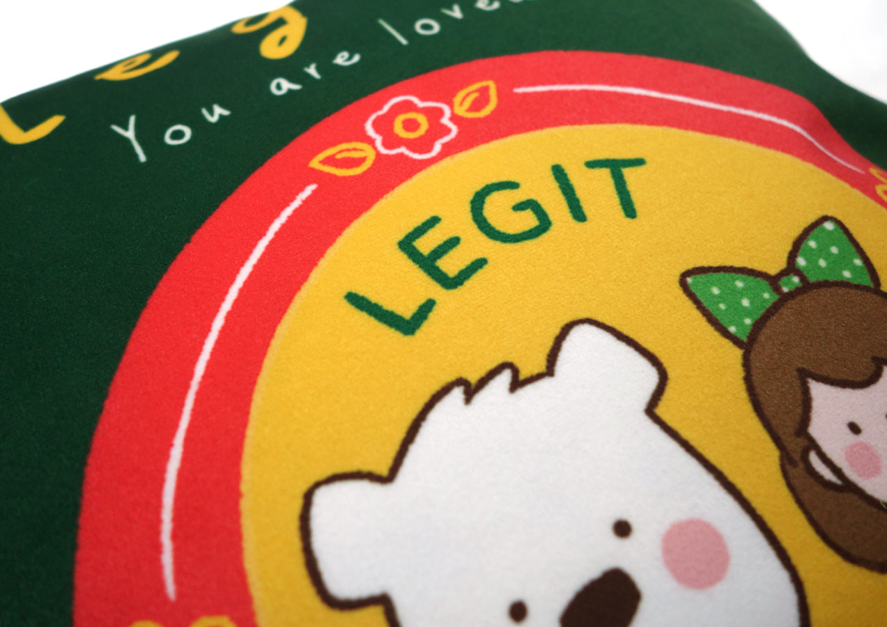 Legit! {Cushion Cover} - Cushion Covers by The Commandment Co, The Commandment Co , Singapore Christian gifts shop