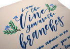 Vine Branches {Cushion Cover} - Cushion Covers by The Commandment Co, The Commandment Co , Singapore Christian gifts shop