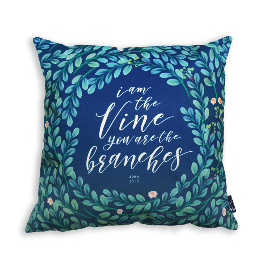 Vine Branches {Cushion Cover} - Cushion Covers by The Commandment Co, The Commandment Co , Singapore Christian gifts shop