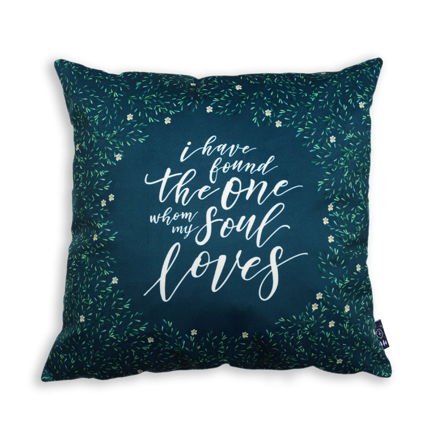 Whom My Soul Loves {Cushion Cover} - Cushion Covers by The Commandment Co, The Commandment Co , Singapore Christian gifts shop