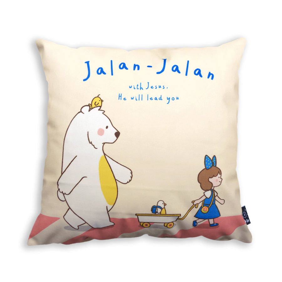 Jalan-Jalan {Cushion Cover} - Cushion Covers by The Commandment Co, The Commandment Co , Singapore Christian gifts shop