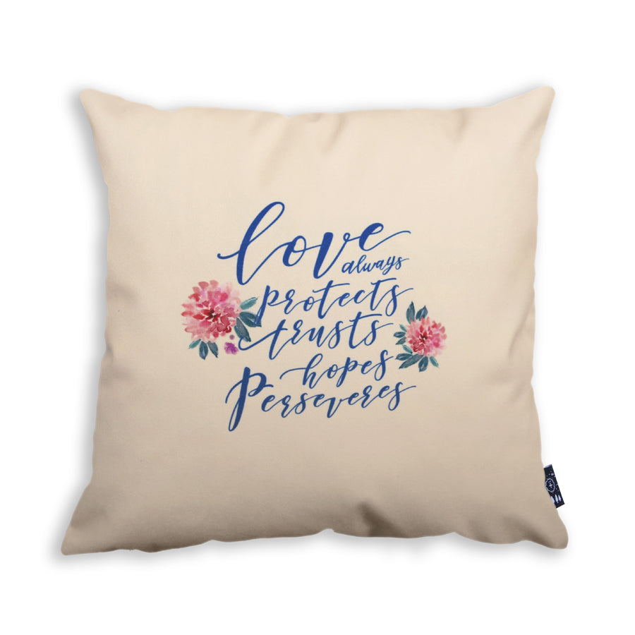Love Always {Cushion Cover} - Cushion Covers by The Commandment Co, The Commandment Co , Singapore Christian gifts shop