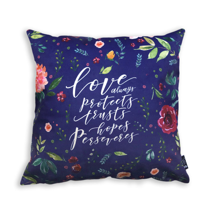 Love Always {Cushion Cover} - Cushion Covers by The Commandment Co, The Commandment Co , Singapore Christian gifts shop