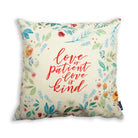 Love Is Patient Love Is Kind {Cushion Cover} - Cushion Covers by The Commandment Co, The Commandment Co , Singapore Christian gifts shop