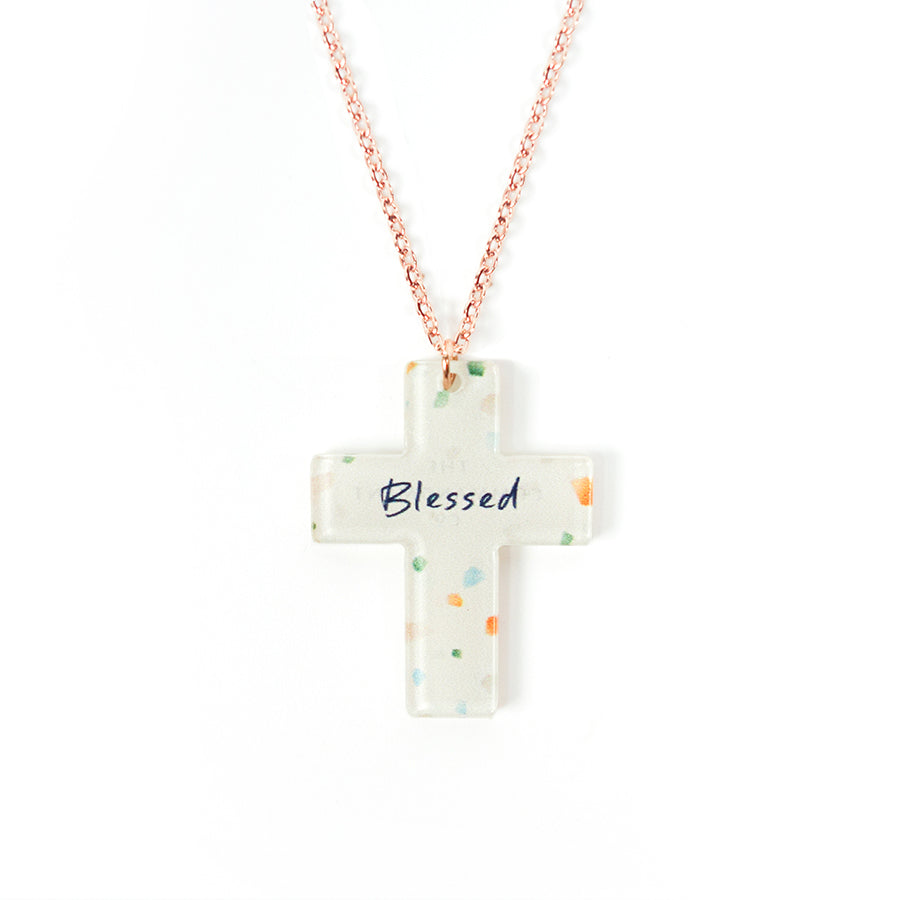 Blessed {Cross Necklace} - Accessories by The Commandment Co, The Commandment Co