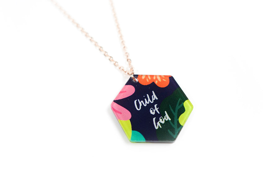Child Of God {Hexagon Necklace} - Accessories by The Commandment Co, The Commandment Co , Singapore Christian gifts shop