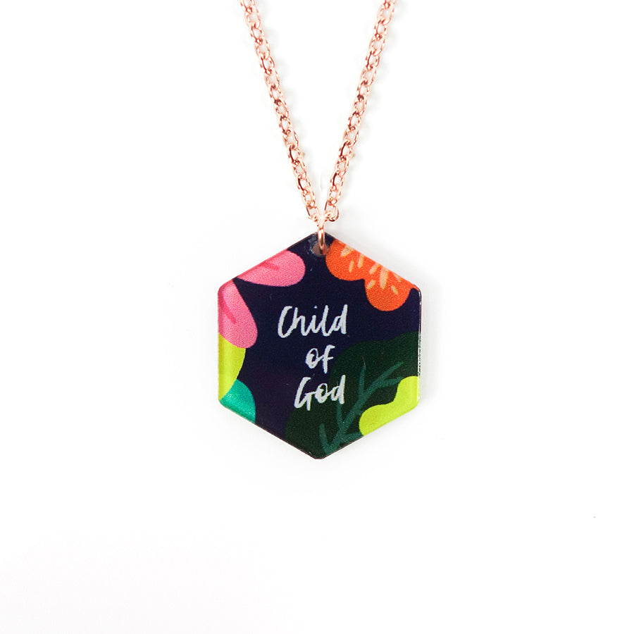 Child Of God {Hexagon Necklace} - Accessories by The Commandment Co, The Commandment Co , Singapore Christian gifts shop