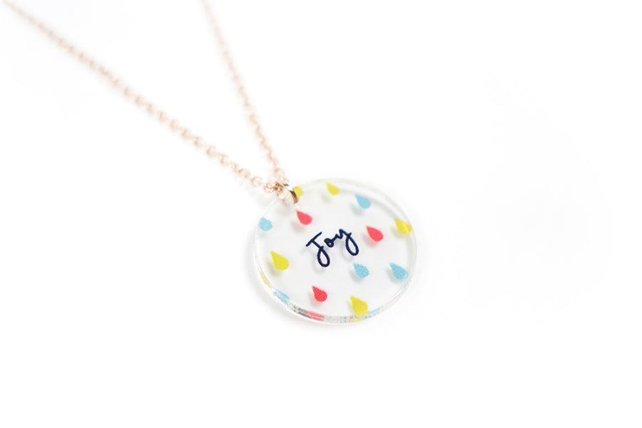 Joy {Round Necklace} - Accessories by The Commandment Co, The Commandment Co , Singapore Christian gifts shop