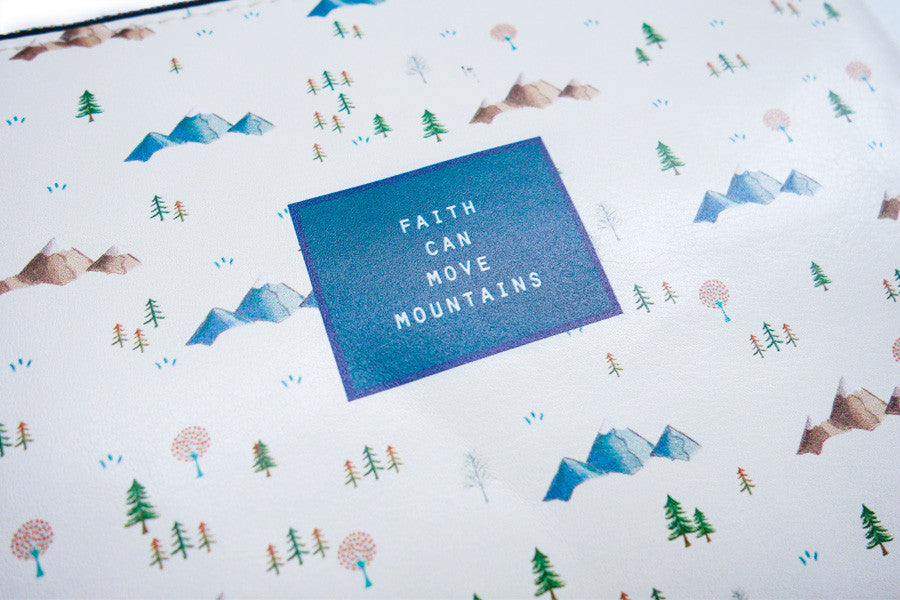 Faith Can Move Mountains {Pouch} - Pouch by Hey New Day, The Commandment Co , Singapore Christian gifts shop