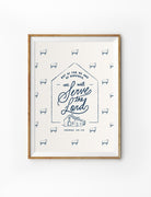 Serve The Lord V2 {Poster} - Posters by The Commandment Co, The Commandment Co , Singapore Christian gifts shop