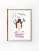 Bloom Lady #2 Abigail {Poster} - Posters by The Brave Assembly, The Commandment Co