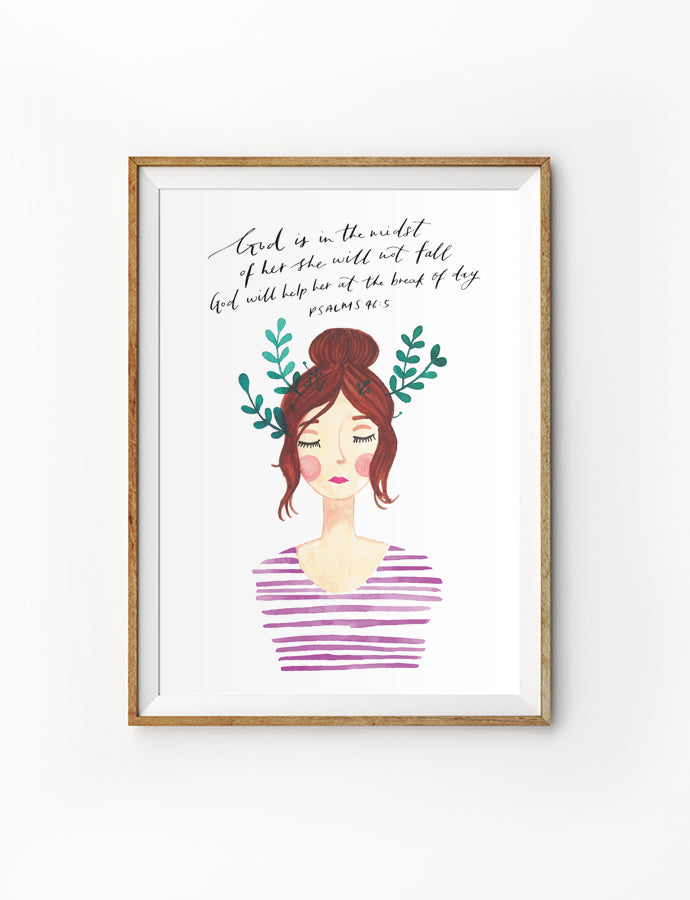 Bloom Lady #2 Abigail {Poster} - Posters by The Brave Assembly, The Commandment Co