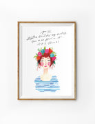 Bloom Lady #3 Ruth {Poster} - Posters by The Brave Assembly, The Commandment Co