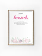 Bloom Lady #4 Hannah {Poster} - Posters by The Brave Assembly, The Commandment Co