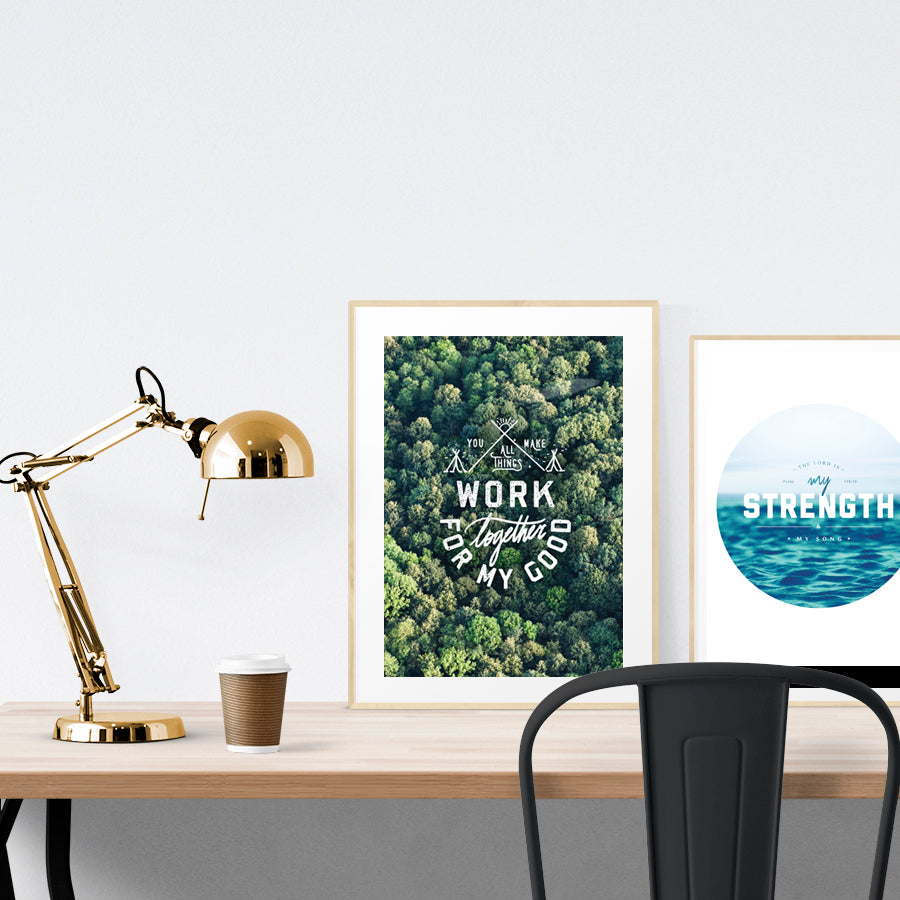Add a splash of greenery and nature into your living room with this exclusive poster. Available in A3 and A4