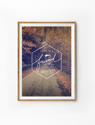 Posters featuring beautiful typography inspirational quote. ‘There is a friend who sticks closer than a brother’. 200GSM paper, available in A3,A4 size.