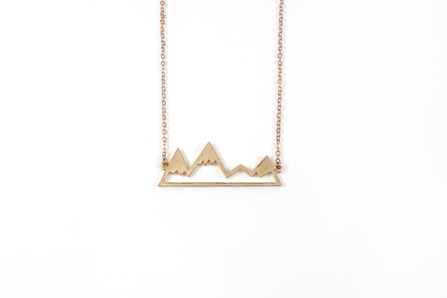 Faith + Mountains {Necklace} - Accessories by The Commandment Co, The Commandment Co , Singapore Christian gifts shop