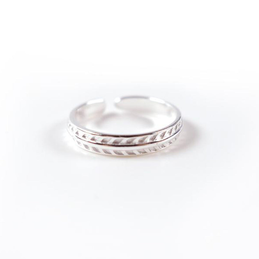 This exquisitely crafted silver novelty ring references the abundance harvest that God has planned for us.