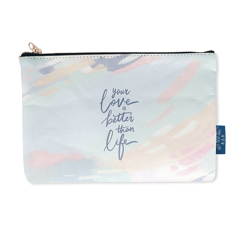 Your Love Is Better Than Life {Pouch} - Pouch by Hey New Day, The Commandment Co , Singapore Christian gifts shop