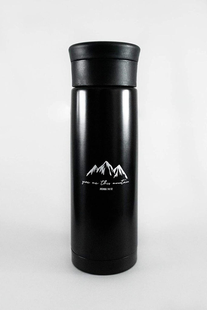 Give Me This Mountain | Vacuum Flask - Flask by Dwell Here, The Commandment Co , Singapore Christian gifts shop