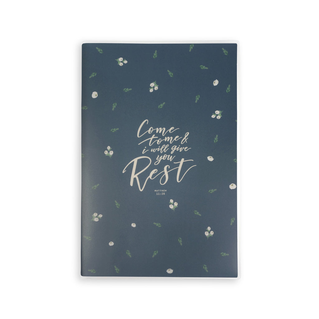I Will Give You Rest {A5 Notebook} - Notebooks by The Commandment, The Commandment Co , Singapore Christian gifts shop