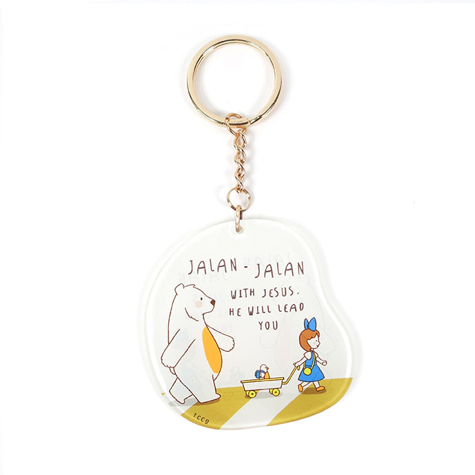 Jalan-Jalan {Keychain & Car Charm} - Keychain by The Commandment, The Commandment Co
