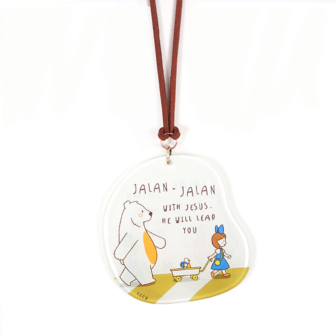 Jalan-Jalan {Keychain & Car Charm} - Keychain by The Commandment, The Commandment Co