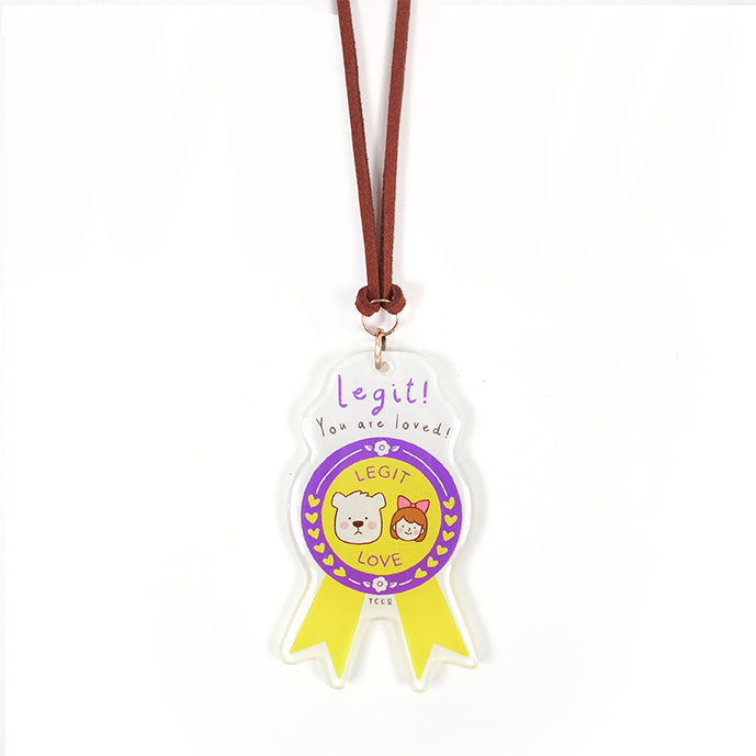 Legit! You Are Loved! {Keychain & Car Charm} - Keychain by The Commandment, The Commandment Co , Singapore Christian gifts shop