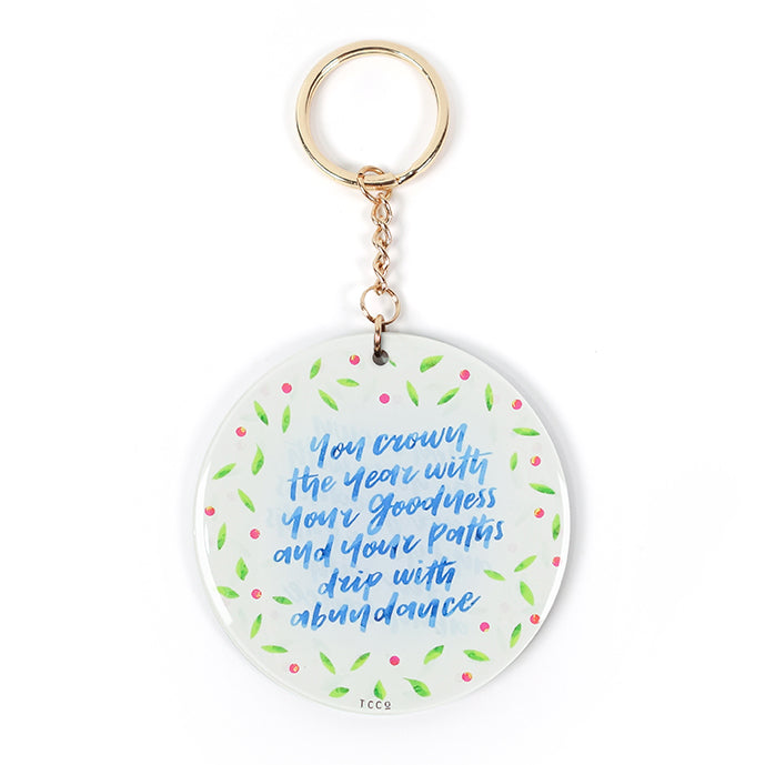 Goodness and Abundance {Keychain & Car Charm} - Keychain by The Commandment, The Commandment Co