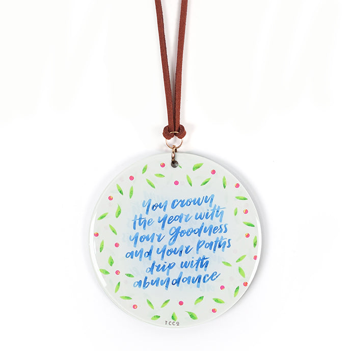 Goodness and Abundance {Keychain & Car Charm} - Keychain by The Commandment, The Commandment Co
