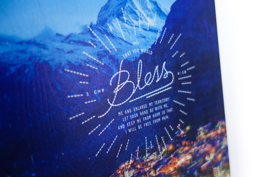 Bless / The Prayer of Jabez {Wood Board} - Wood Board by Timber+Shepherd, The Commandment Co , Singapore Christian gifts shop
