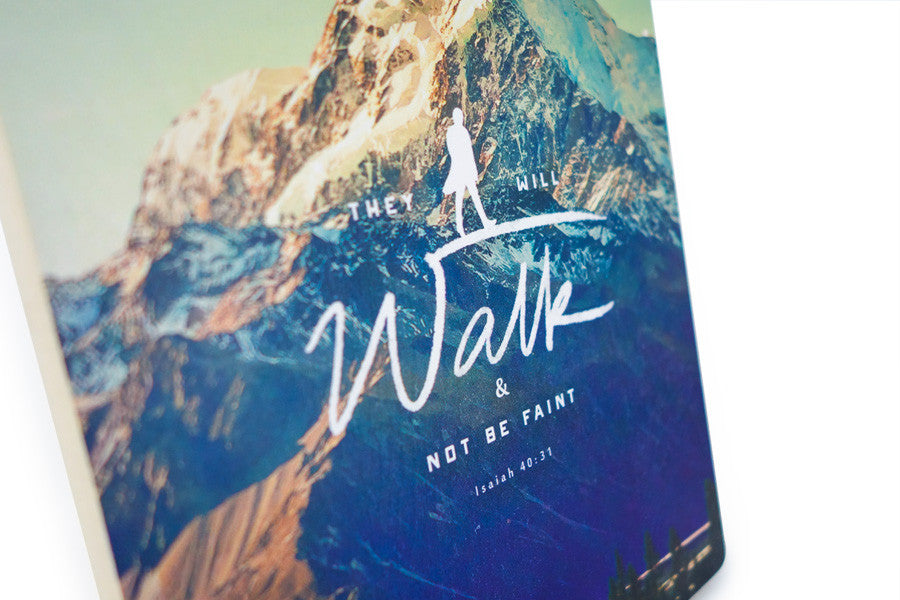 Walk & Not Be Faint {Wood Board} - Wood Board by Timber+Shepherd, The Commandment Co , Singapore Christian gifts shop