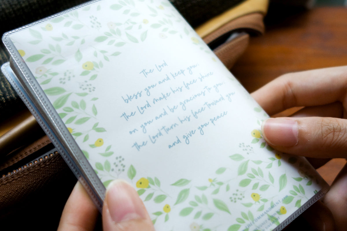 Bless And Protect {Passport Cover} - Passport Cover by The Commandment Co, The Commandment Co