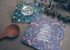 Joyful Patient Faithful {Coasters} - coasters by The Commandment Co, The Commandment Co , Singapore Christian gifts shop