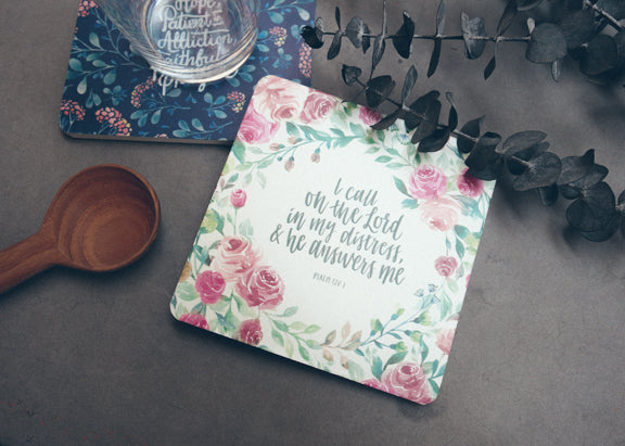 I Call On The Lord {Coasters} - coasters by The Commandment Co, The Commandment Co , Singapore Christian gifts shop