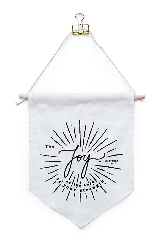 The joy of the lord is your strength flag