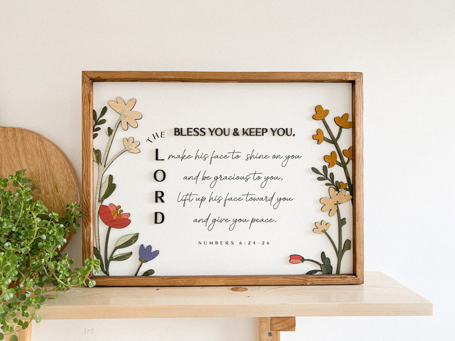 The Lord Bless You & Keep You (Joshua) {Wood Craft}