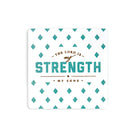 The Lord is My Strength {Coasters} - coasters by The Commandment Co, The Commandment Co , Singapore Christian gifts shop