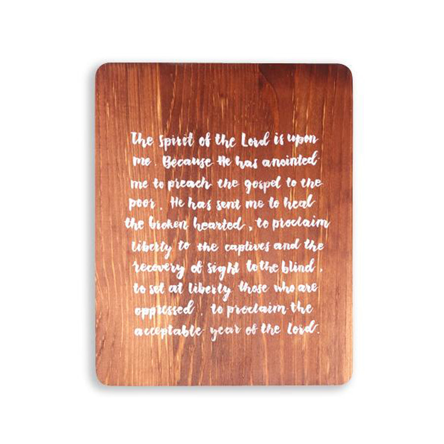Acceptable Year {Wood Board} - Wood Board by Timber+Shepherd, The Commandment Co , Singapore Christian gifts shop