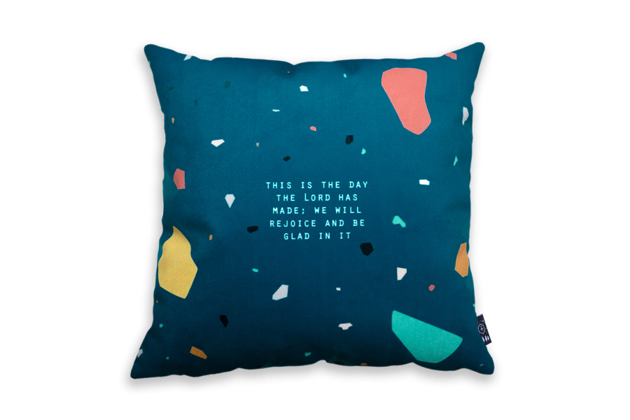 Rejoice and Be Glad {Cushion Cover} - Cushion Covers by The Commandment Co, The Commandment Co , Singapore Christian gifts shop