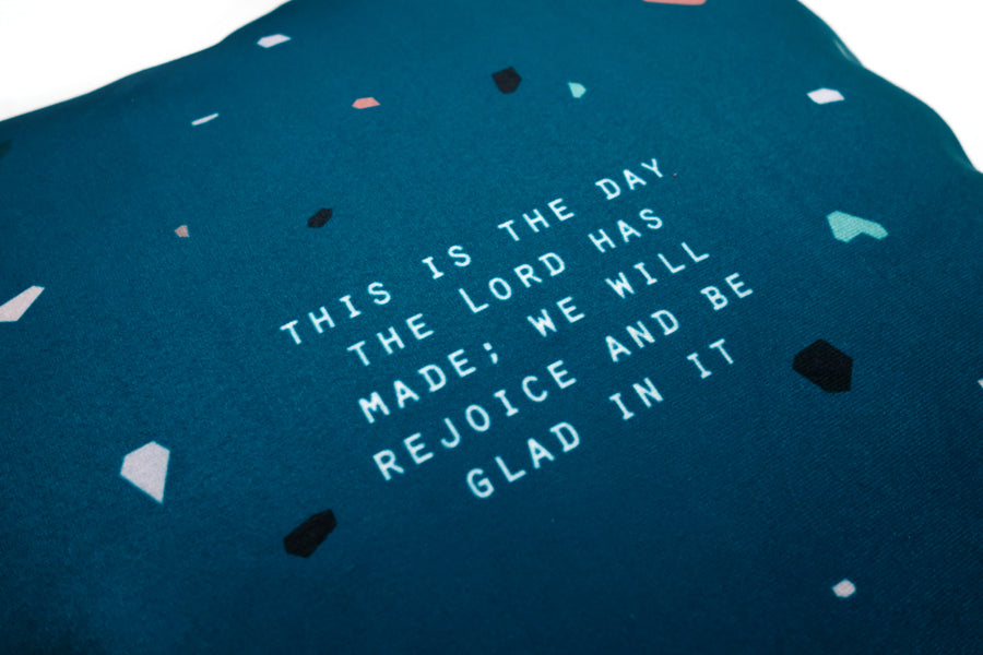 Rejoice and Be Glad {Cushion Cover} - Cushion Covers by The Commandment Co, The Commandment Co , Singapore Christian gifts shop