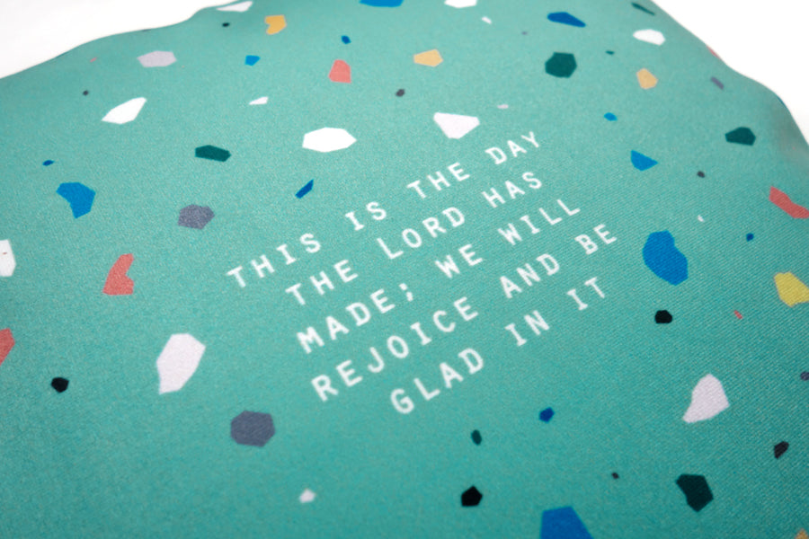 Rejoice and Be Glad {Cushion Cover} - Cushion Covers by The Commandment Co, The Commandment Co , Singapore Christian gifts shop