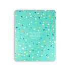 motivational bible verse ‘Rejoice and be glad’ on green terrazzo background digitally printed on 16cmx20cm quality pine wood.