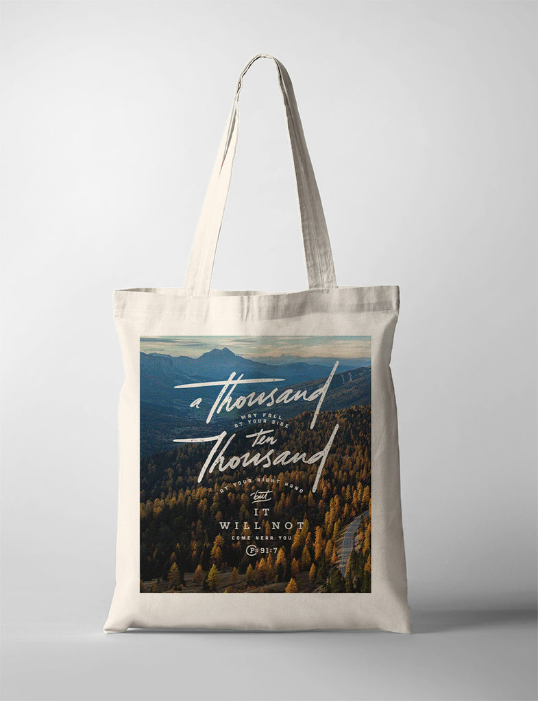 A Thousand Ten Thousand {Tote Bag} - tote bag by The Commandment Co, The Commandment Co