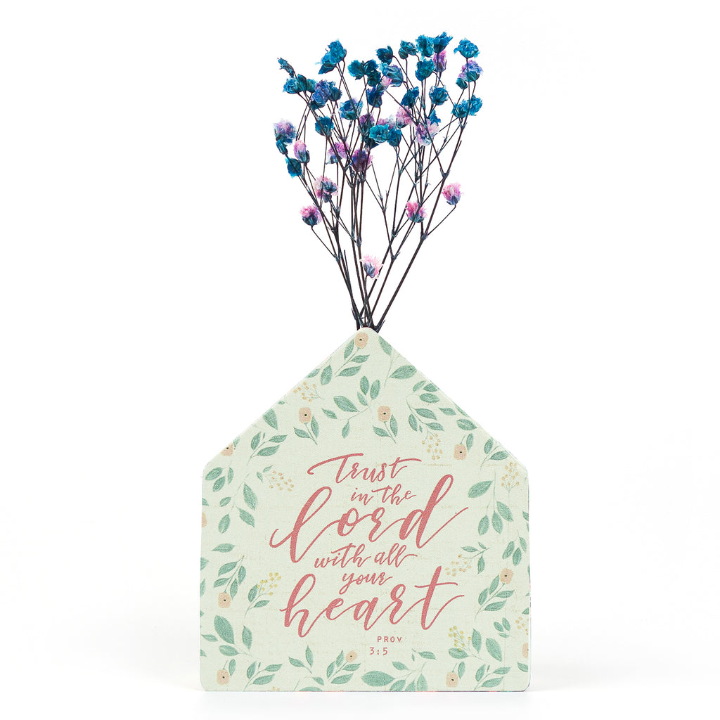 Trust In The Lord With All Your Heart {Little House Vase} - by The Commandment Co, The Commandment Co , Singapore Christian gifts shop