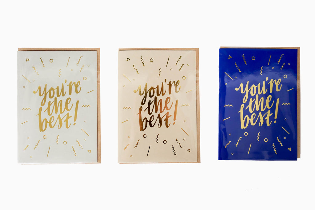 You're the best! {Greeting Card} - Cards by The Commandment, The Commandment Co , Singapore Christian gifts shop