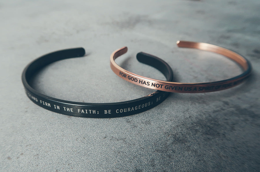 Personalised {Verse Band} - verse band by J&Co Foundry, The Commandment Co , Singapore Christian gifts shop